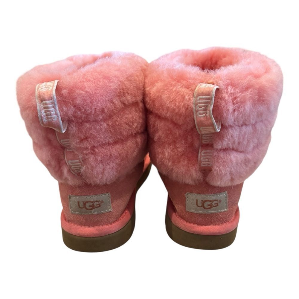 UGG Fluff Mini Quilted Pink Women’s Boots 7 - Picture 5 of 7